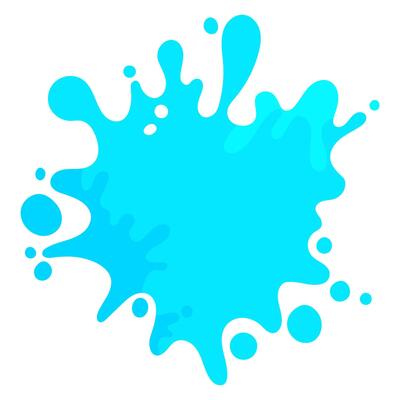 abstract complex shape, fluid blotch spot image as template for background. Dynamical colored rounded backdrop.