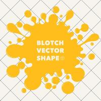 abstract complex shape, fluid blotch spot image as template for background. Dynamical colored rounded backdrop with modern minimalistic pattern and copy space. vector