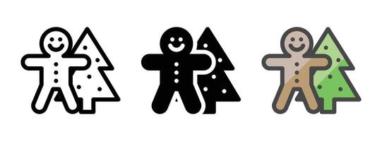 Multipurpose Cookies Icon in Outline, Glyph, Filled Outline Style vector