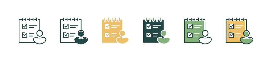Paper note task list document with checkmark icon complete business to-do action checklist clipboard symbol illustration vector