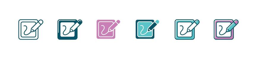 new design project icon pencil drawing edit idea creative business innovation launch outline symbol illustration vector