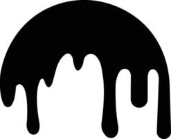 Dripping paint or ink icon in flat. Isolated on spots of paint, floating oil blots Blob paint stain and drip Water drops liquid burst splashes for apps or web vector