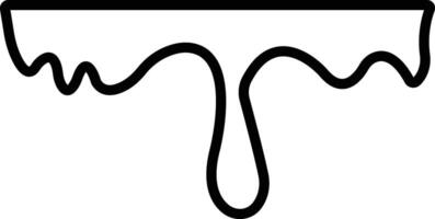 Dripping paint or ink stain icon in line. Isolated on spots of paint, floating oil blots Blob paint stain and drip Water drops liquid burst splashes for apps or web vector