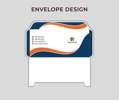 Modern Envelope Design Template, envelope design vector