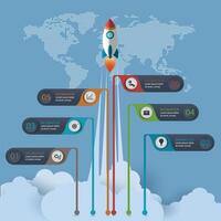 infographics, graphs. presentation. Business concept, parts, steps, processes. Infographic data visualization. Startup template vector
