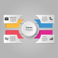infographics, graphs. presentation. Business concept, parts, steps, processes. Infographic data visualization. Startup template vector