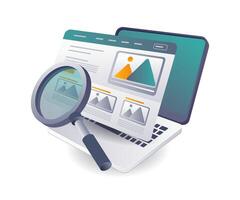Searching for Image Inspiration and References vector