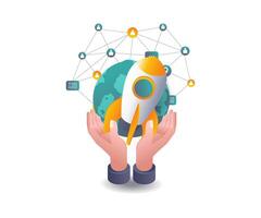 The Evolution of Global Startup Business Networks vector