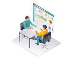 Trends Shaping Business Data Analysis Strategies vector