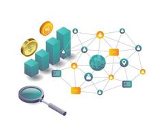 Technological Business Development Networks vector