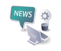 Computer and Internet Business Information Ideas vector