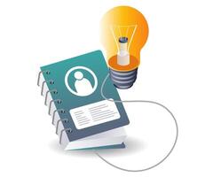 Ideas for Documenting Customer Service in a Book vector