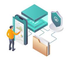 Data Management for Artificial Intelligence Development vector