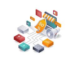 Optimizing Landing Page Development for Online Marketplace Networks vector
