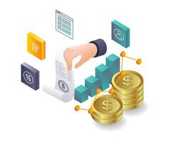 Optimizing Data Analysis for Business Development vector