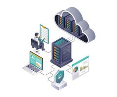 Insights into Cloud Server Security Maintenance Strategies vector