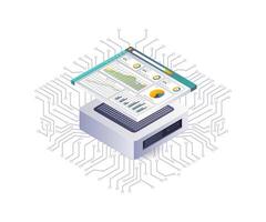 Analysis of Data Chip Networking Technology vector