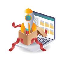 Organizing Data Folders for Business Startups vector