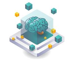 Advancements in Artificial Intelligence Development vector