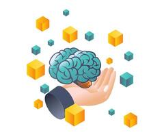 Empowering Yourself with Artificial Intelligence vector