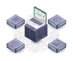 Integrated Server Data Management and Analysis Infrastructure vector