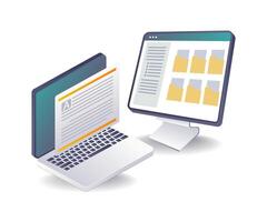 Computer Network Data Information Technology vector