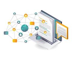 Connecting Computer Data for Information Networks vector