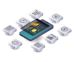 ERP Applications for Analyzing and Developing Business Networks vector