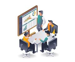 Strategic Insights from Business Growth Data Analysis vector
