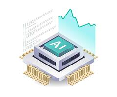 The Role of AI in Modern Data Analysis vector
