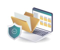 Technology Data Computer Maintenance vector