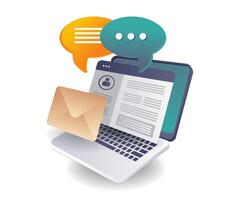 Social Media Conversations on Computer Applications vector