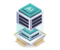 The Evolution of Artificial Intelligence vector