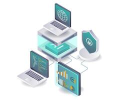 Securing Advancements in Computer Technology Systems and Data Analytics vector