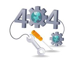 Effective Solutions for Handling 404 Errors in Technology Systems vector