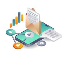 Maximizing Email Interaction in Your Digital Marketing Campaigns vector