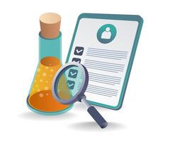 Data Analysis from Laboratory Experiments vector