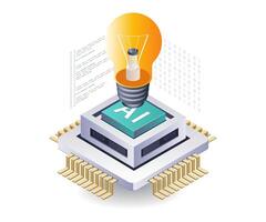 Future Trends in Artificial Intelligence Technology vector