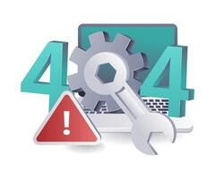 Optimal Methods for Handling 404 Errors vector