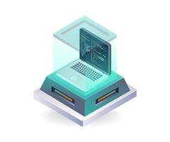 Programming Language Data Protection Room vector