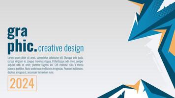 Geometric background with graphic elements. Graphic design background. Sport background design vector