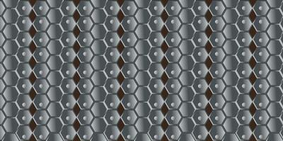 a pattern of silver and brown tiles vector
