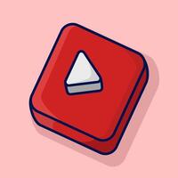 multimedia player concept, Playback icon symbol design template, red round play button, player template. starts audio playback. Play Design Templates online. web. illustration. vector