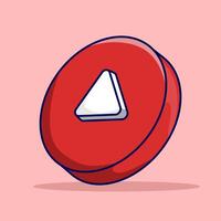 multimedia player concept, Playback icon symbol design template, red round play button, player template. starts audio playback. Play Design Templates online. web. illustration. vector