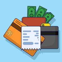 concept of account mutation or financial activity. Banking design elements. Customer savings book. simple modern graphic elements for blank state ui, infographics, icons, flat design illustrations. vector