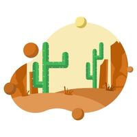 Desert landscape concept, 404 error page. problematic site, technology department fixes errors on broken web page. 404 page error scene. graphic elements for landing page, ui, infographics, icons. vector