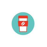 coffee, drink icon. brown, espresso, cup, caffeine, bean, cappuccino, latte, mocha, mug sign icon for web and mobile app vector
