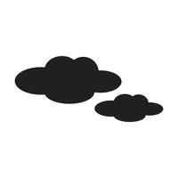 Cloud icon on white background vector