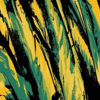 Abstract geometric yellow colorful paint grunge brush texture With halftone pattern for print, fabric, wallpapers, and clothes. vector