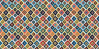 Colorful geometric seamless pattern design vector